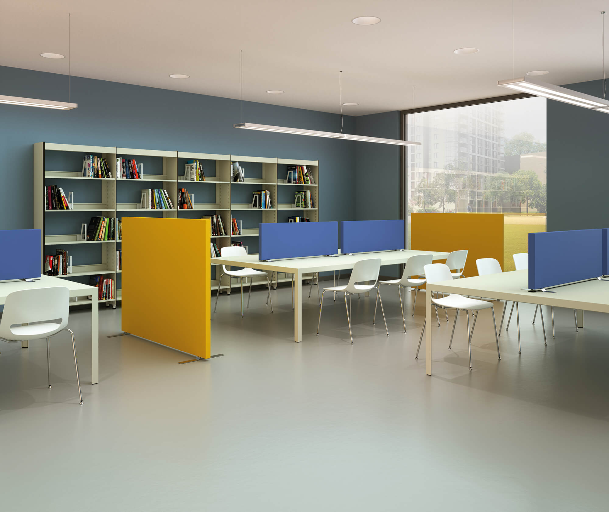 Divisori fonoassorbenti a cosa servono-Progetto Ufficio 