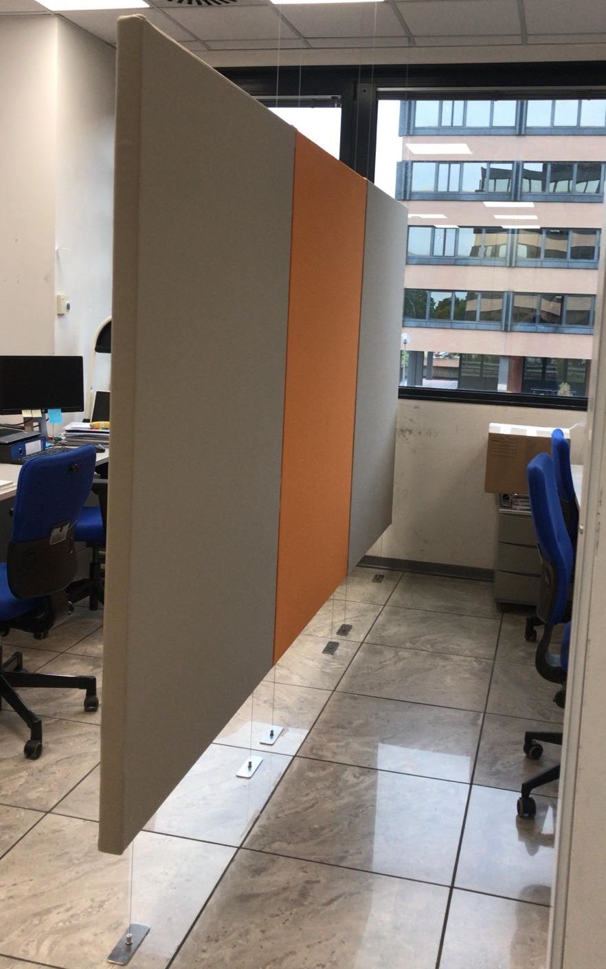 Divisori fonoassorbenti tipologie-Progetto Ufficio 