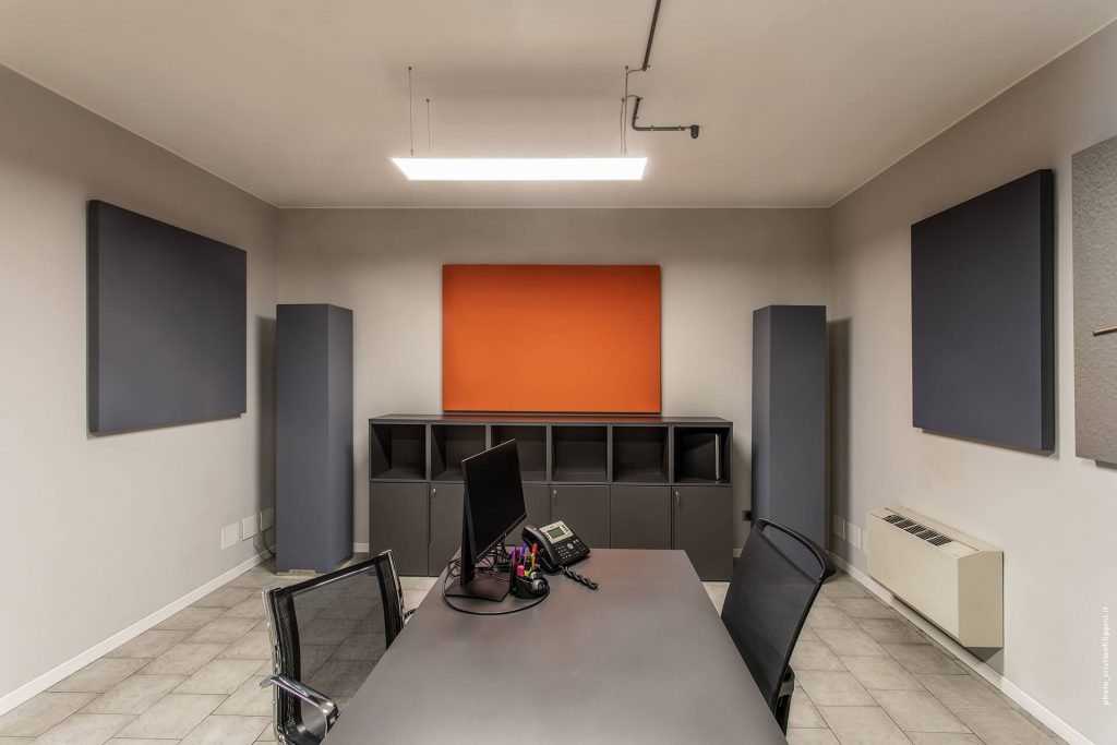 Pannelli fonoassorbenti da parete tipologie-Progetto Ufficio 